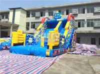 China Children Small Robot Inflatable Dry Slide For Amusement Park / Rental Business factory