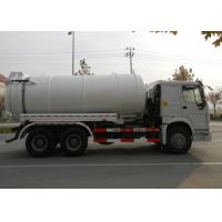 China Large Capacity Heavy Duty Vacuum Sewage Truck 6X4 Euro2 290HP , ISO factory