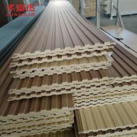 China Wooden Color WPC Wall Panel Interior Decoration Panel Walls Home Building factory
