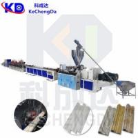 China Artificial Marble Plastic Profile Extruder Machine 5 Zone PVC Foam WPC Profile Machine factory