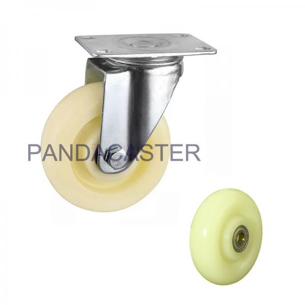 Quality Top Plate 4 Inch Medium Duty Casters Swivel Type 100mm Castor Wheels for sale