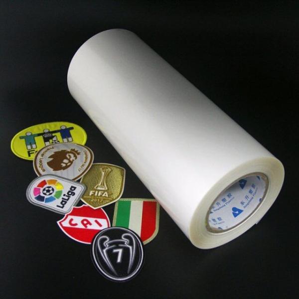Quality PES Hot Melt Adhesive Film Embroidery Patch 50cm Width Weather Resistance for sale
