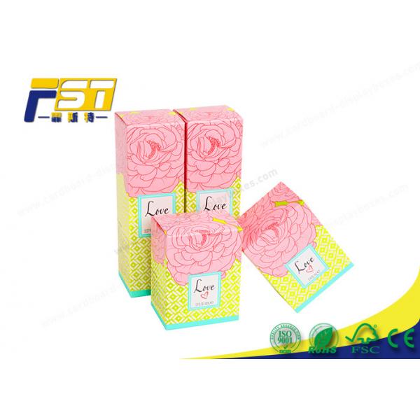 Quality High End Paper Colored Corrugated Boxes Folding Gold Stamping For Cosmetic for sale