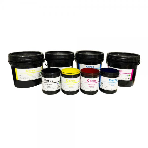 Quality UV Flexo Ink for Flexo Narrow Machine Sticker Label Printing for sale