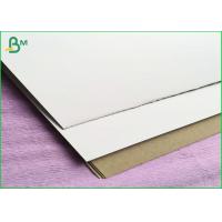 China One Side Coated 300gsm Duplex Board For Light Concrete Grouting Wall , Partition Wall Panel factory