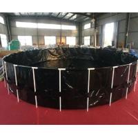 China Black 6000 Gallon Fish Tank , Ornamental Fish Breeding With Steel Frame Collapsible Fish Tank factory