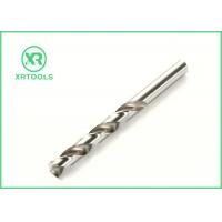 Quality Left Hand Flute HSS Drill Bits For Metal White Finished Straight Shank DIN 338 for sale