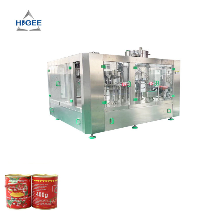 China Higee canned tomato sauce filling and sealing machine sweet chili sauce canned filling seaming machine factory