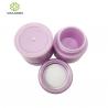 China Purple 5 ML Cosmetic Cream Jar Screw Cap White Silk Screen Printing factory
