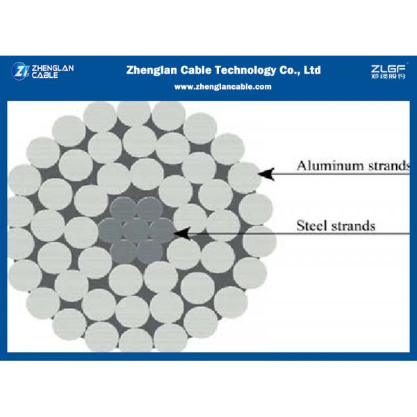 Quality ACSR 40mm2 All Aluminum Conductor Steel Reinforced BS EN 50182  IEC 61089 for sale