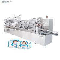 China 3 KW Wet Wipes Machine Tissue Baby Wet Wipe Canister Filling Sealing Machine factory