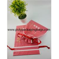 China Recyclable drawstring plastic  Cotton Ropes  bags/Women and children all like the New Year red gift bag factory
