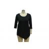 China Front Length Back Short Casual Ladies Wear Women'S Plus Size 3 4 Sleeve Tunics factory