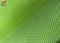 China Breathable Effect Mesh Fabric Green Fluorescent Material Fabric For Safety Cloths factory
