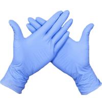 china Elasticity Nitrile Disposable Gloves , Polythene Disposable Gloves Smooth Surface