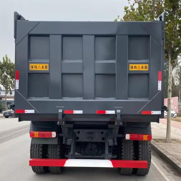 Quality 5.3-6.2 M Cargo Box Length Used Tipper Truck With Sinotruk AC16 Axle HOWO/ for sale