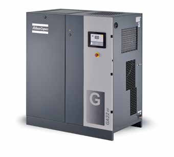 Quality 18kw Ga18+ , Lubricated Oil Injected Atlas Screw Air Compressor Ga+ Series for sale