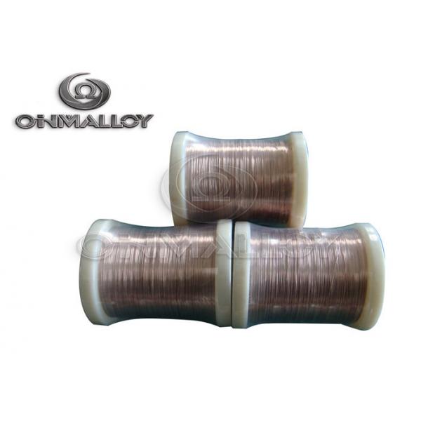 Quality CuNi2 / CuNi6 / CuNi10 Copper Based Alloys 25% Elongation High Resistance Wire for sale