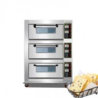 China 3 Layer Standard Gas Stove Type Baking Electric Oven With Timing Device factory