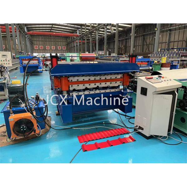 Quality High Efficiency Double Layer Roll Forming Machine , IBR Sheet Roll Forming Machine for sale