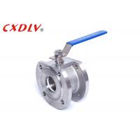 china PN25 High Pressure Handle Wafer Floating Ball Valve PTFE PPL Seat