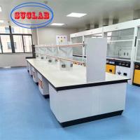 China Integrated Steel Chemistry Lab Furniture With Cabinets Modern Design Easy Installation / Storage Function factory