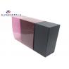 China Purple Rectangle Shape Custom Printed Plastic Boxes Clear PVC Sleeve 25.5*25.5*9cm factory