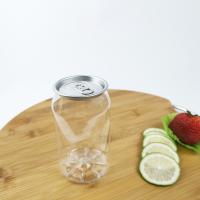 China 330ml Plastic Water Bottles Clear Cylindrical Candy Bath Salts Salad Dressing factory