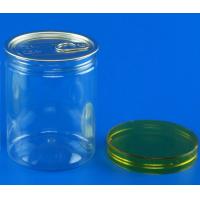china Food Storage PET Plastic Jars , Eco Friendly Aluminium Screw Cap Jar