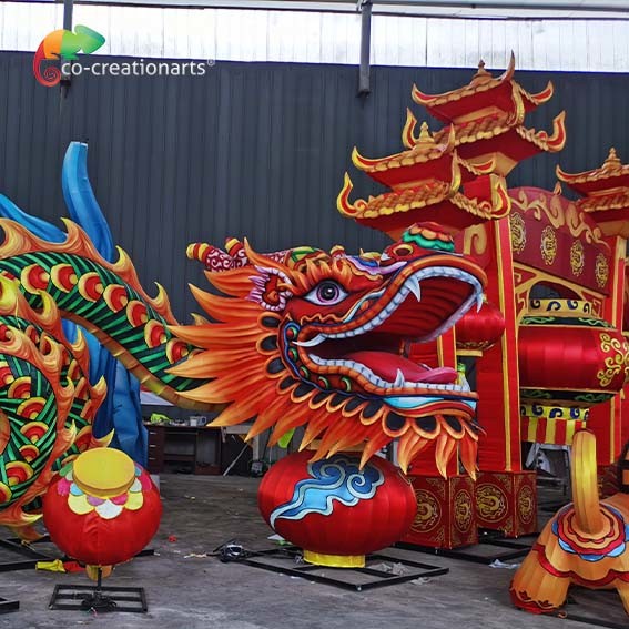 Quality Traditional Festival Chinese New Year Lanterns 2 Meters Weather Proof for sale