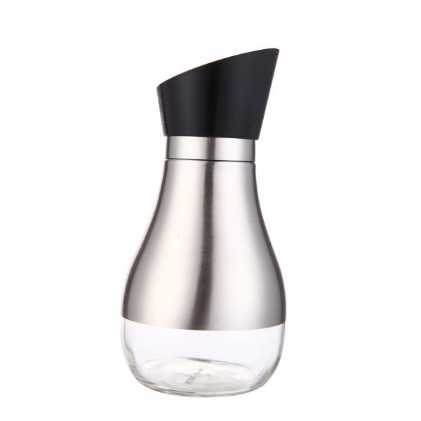 Quality 2015 New Products Glass oil and Vinegar Bottle For kitchen Stainless Steel 304 Storage Jar for sale