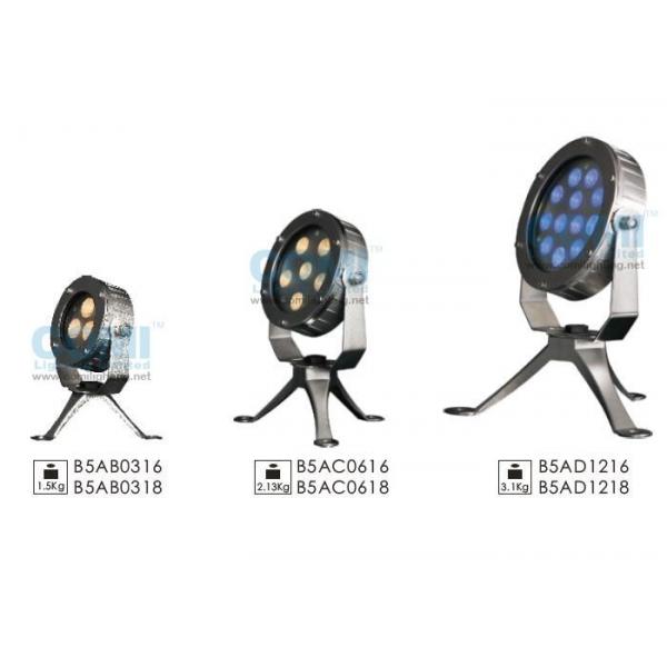 Quality 6 * 2W Underwater LED Spot Lights Stainless Steel for sale