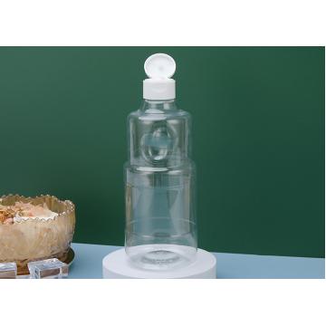 Quality ISO9001 350ml HAPE Clear Plastic Screw Top Bottles BPA Free for sale