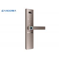 China Simple Design Smart Biometric Door Lock , Anti Peep High Security Door Locks for sale