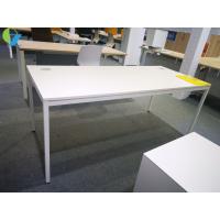 China White One Person Manager Computer Office Table Simple Design for sale