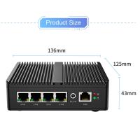 China fanless embedded computer Mini Pc N5105 DDR4 Support 4k Hd Mini PC High-performance Win10 Fanless mini pc factory
