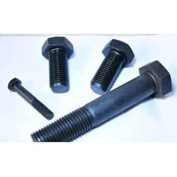 Quality Durable Hex Head Bolt Black Plating Type With UNC UNF / BSW Thread for sale