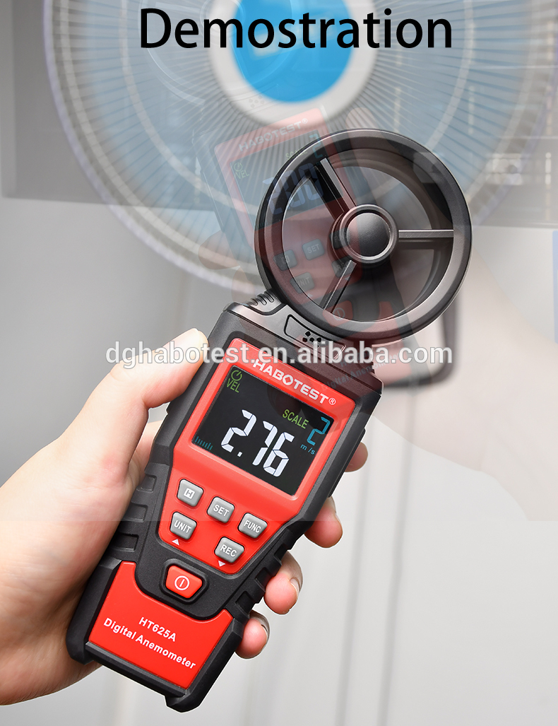 9999 CFM Handheld Digital Anemometer