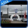 China Bicycle Competition Finish Line Arch Inflatable With Leg For Rental factory
