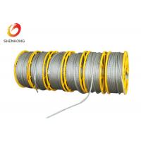 China 12 Strands Anti Twisting Steel Wire Rope , Galvanized Hexagonal Wire Rope Wire Pilot Rope factory