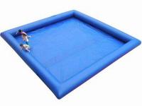 China Outdoor Children Portable Water Pool Large Rectangle Blow Up Swimming Pools factory
