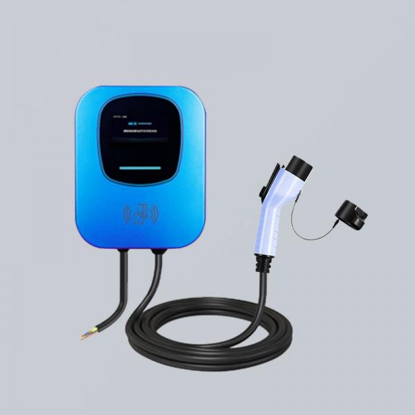 Quality GB/T Wall Mounted EV Charger 7kw Charging Point Plug And Play for sale