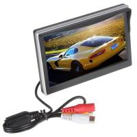 China Silver Color Car Reverse Camera With Lcd Monitor , Rear View Monitor System 30ms Response Time factory