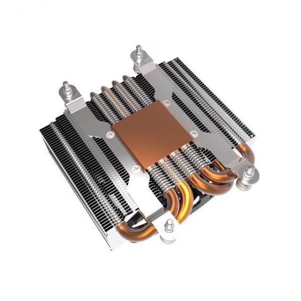 Quality Finishing Passivation Copper Pipe Aluminum Fin Heat Sink / Thin Heatpipe for sale