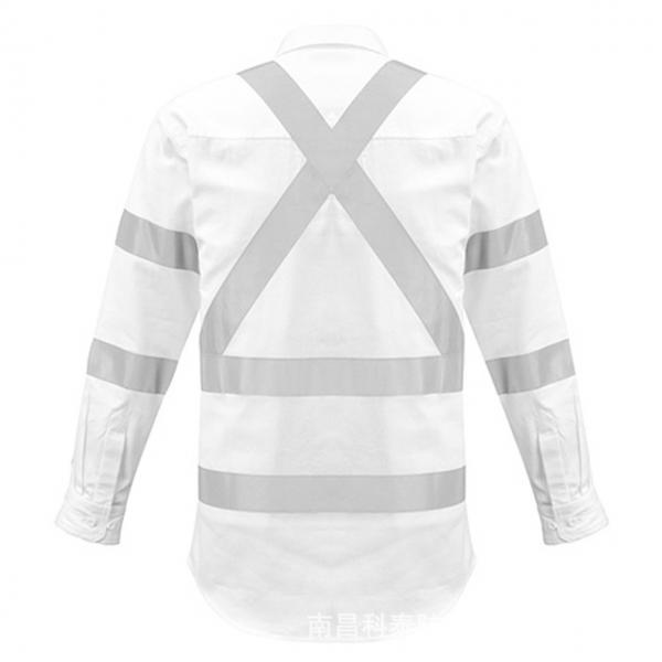 Quality Custom Logo Long Sleeve Hi Vis Vest Hi Vis Safety Shirts With Reflective Strip for sale
