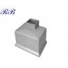 China Sand Casting Aluminum Gutter Fittings / Square Hopper Head Easy To Install factory