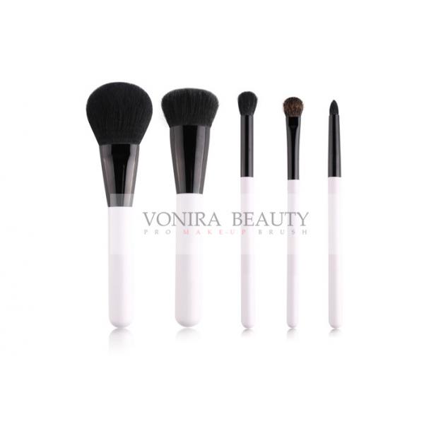 Quality 5Pcs Classic Grey Squirrel Hair Natural Hair Makeup Brushes Kit Customized for sale