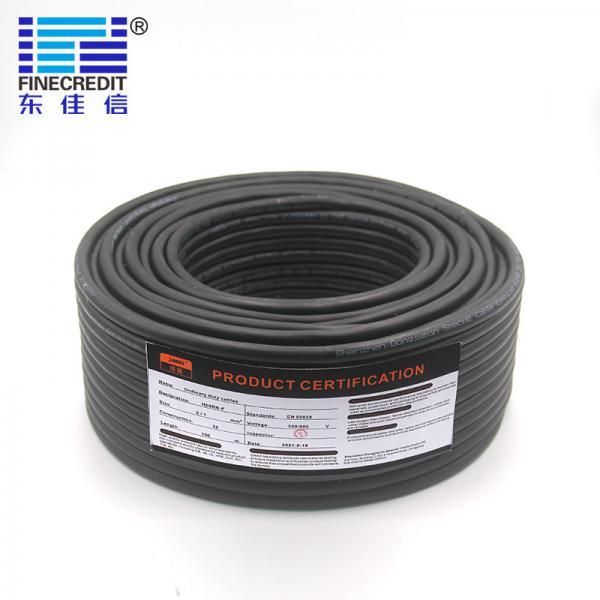 Quality 1.5mm2 To 400mm2 H05RN-F Black Rubber Cable Rubber Sheathed for sale