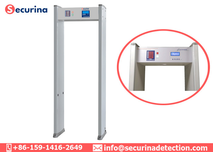 China 20 Alarm Volumn Archway Metal Detector , Body Metal Detectors For Hotel Security factory