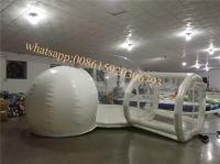 China clear bubble camping tent for sale inflatable transparent bubble tent with room transparent tent factory